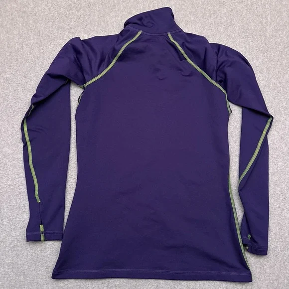 Nike Pro Element Pullover Sweatshirt Training Top Women Medium Purple Run 531460 - Picture 7 of 8